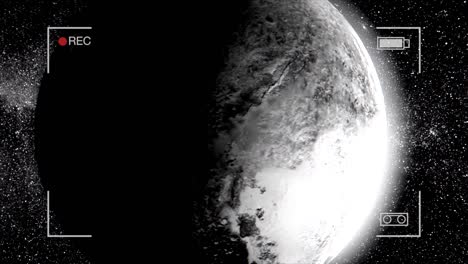 planet pluto. beautiful 3d animation of the pluto planet rotates with alpha channel. planet pluto animation