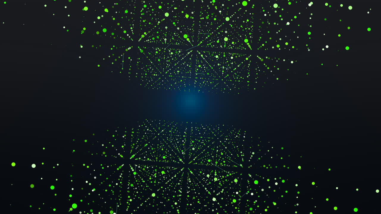 AI neural learning concept with infinite data grid network background