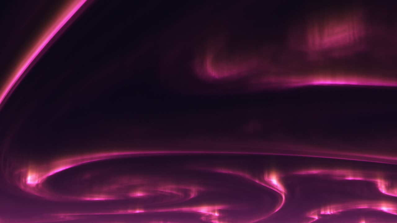 el bucle de la aurora boreal rosada brillante