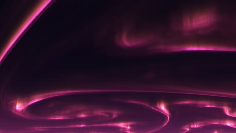 glowing pink aurora borealis loop