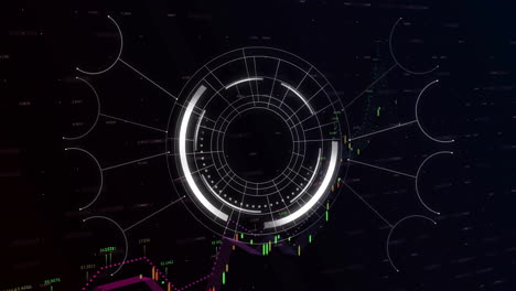 Animation-Des-Scope-Scannings-über-Diagramme-Und-Datenverarbeitung