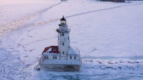 2019 polar vortex - navy pier, chicago, illinois