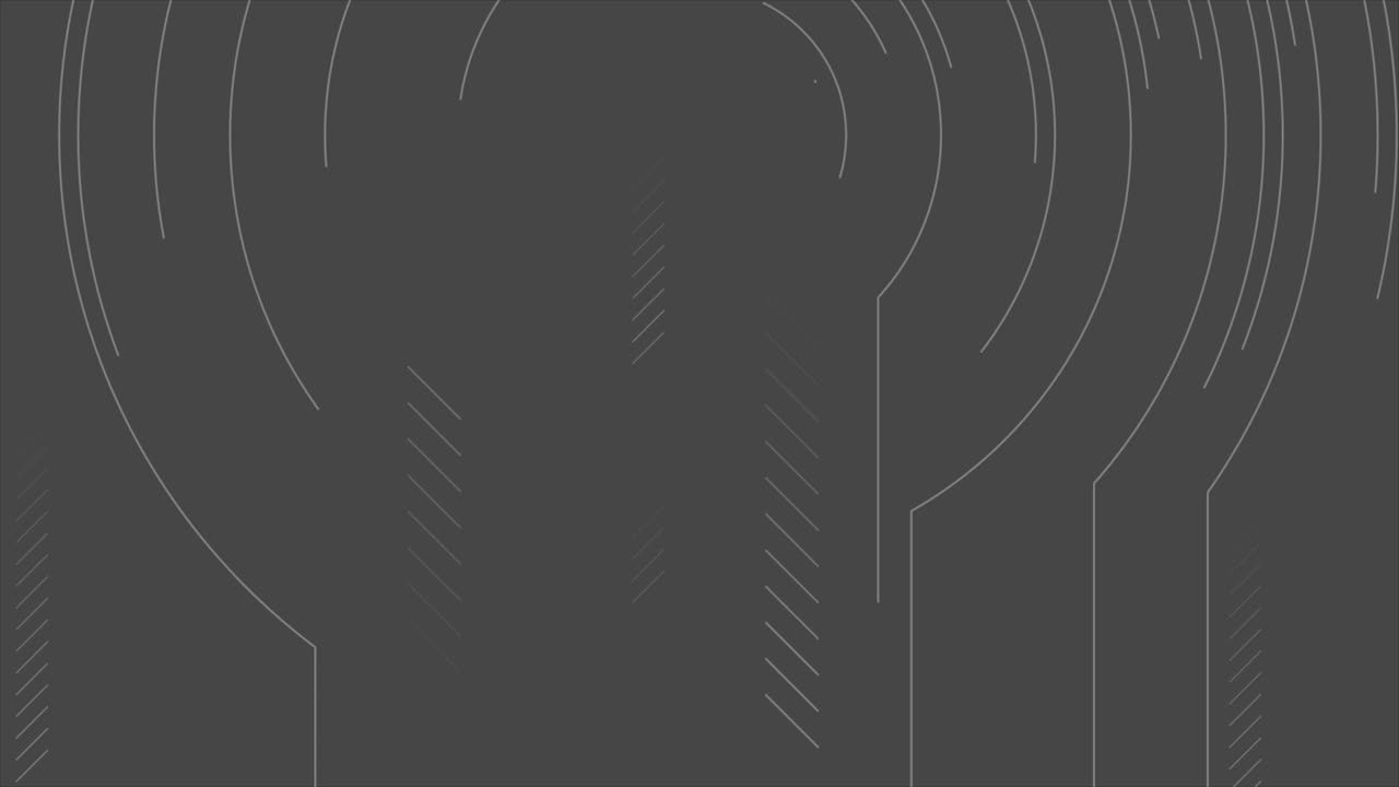 어두운 회색 기술 미래의 비디오 애니메이션