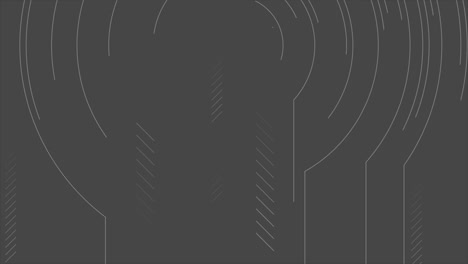tecnología gris oscuro animación de video futurista