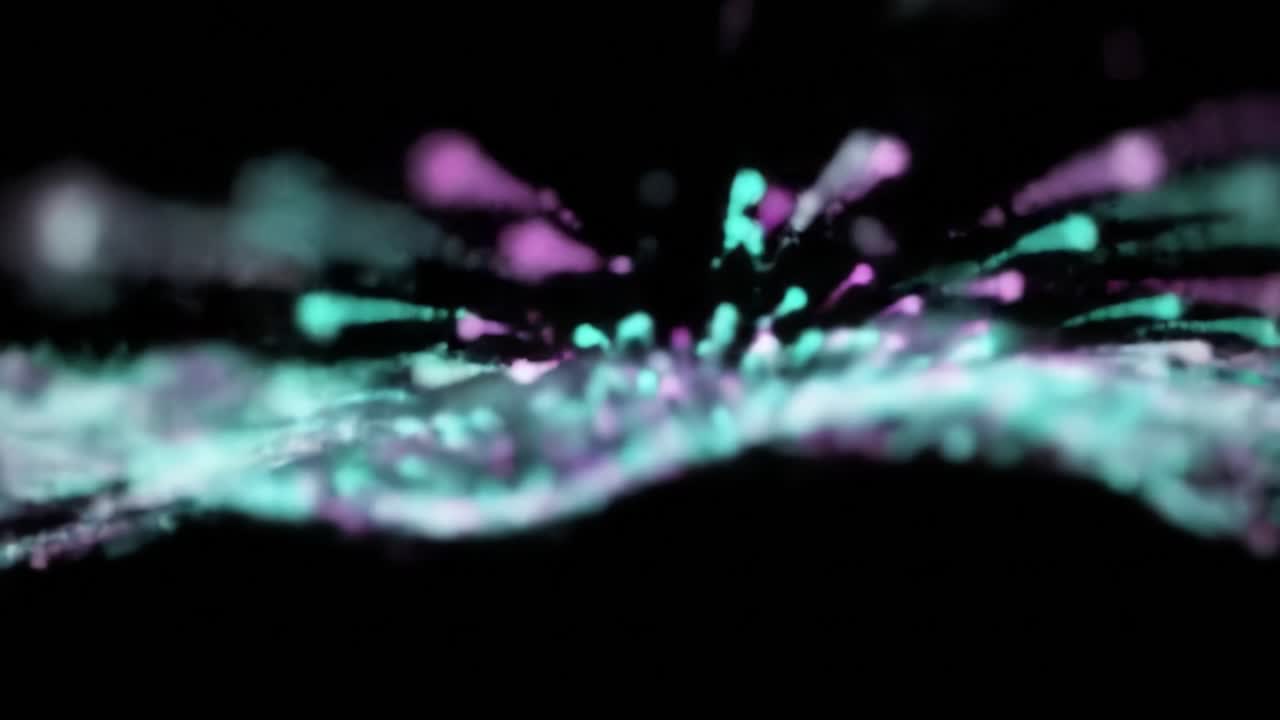 A Mesmerizing Journey Through Colorful Waves of Light: Explore the Dance of Particles in a Stunning Visual Experience