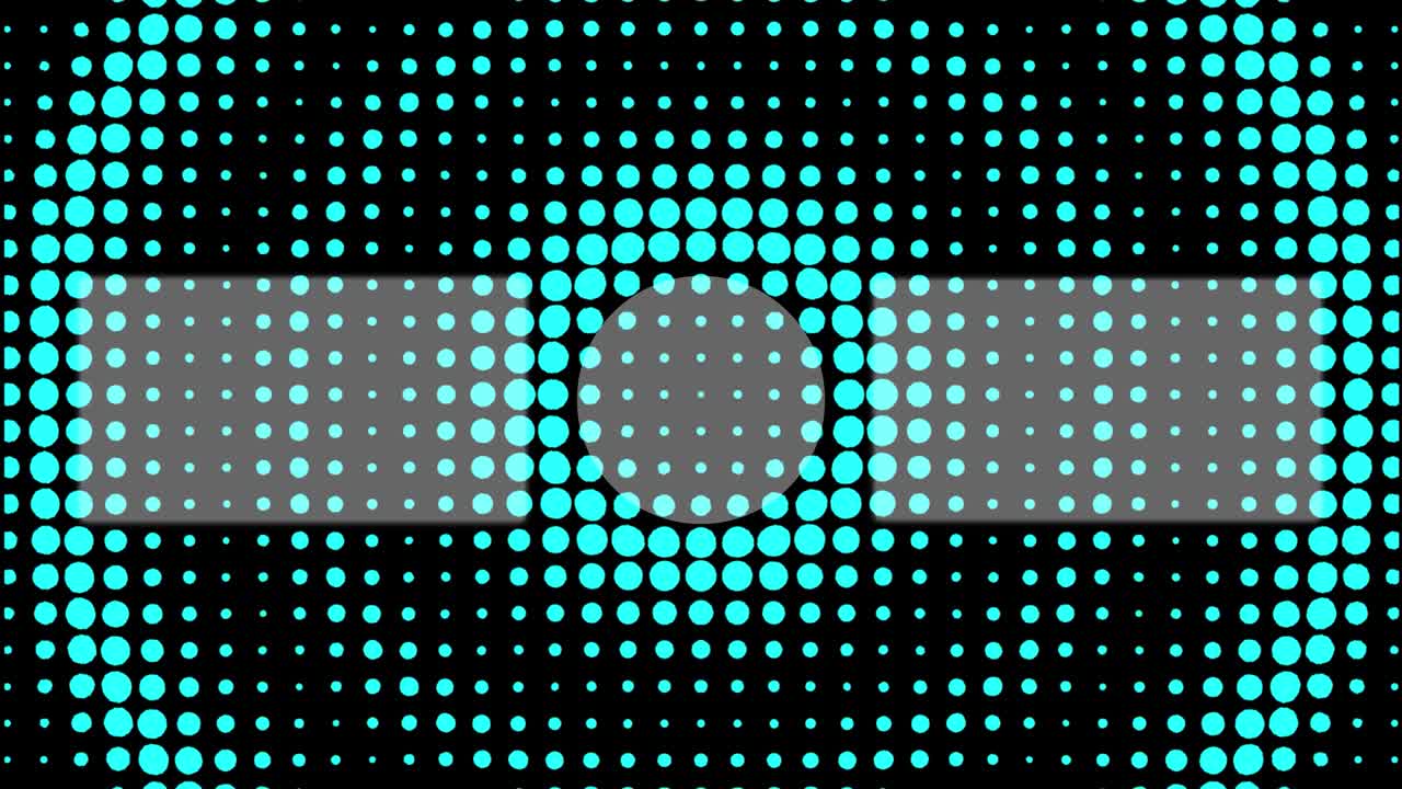gráficos de movimiento de pantalla de extremo de la tarjeta de extremo de movimiento de onda circular de punto