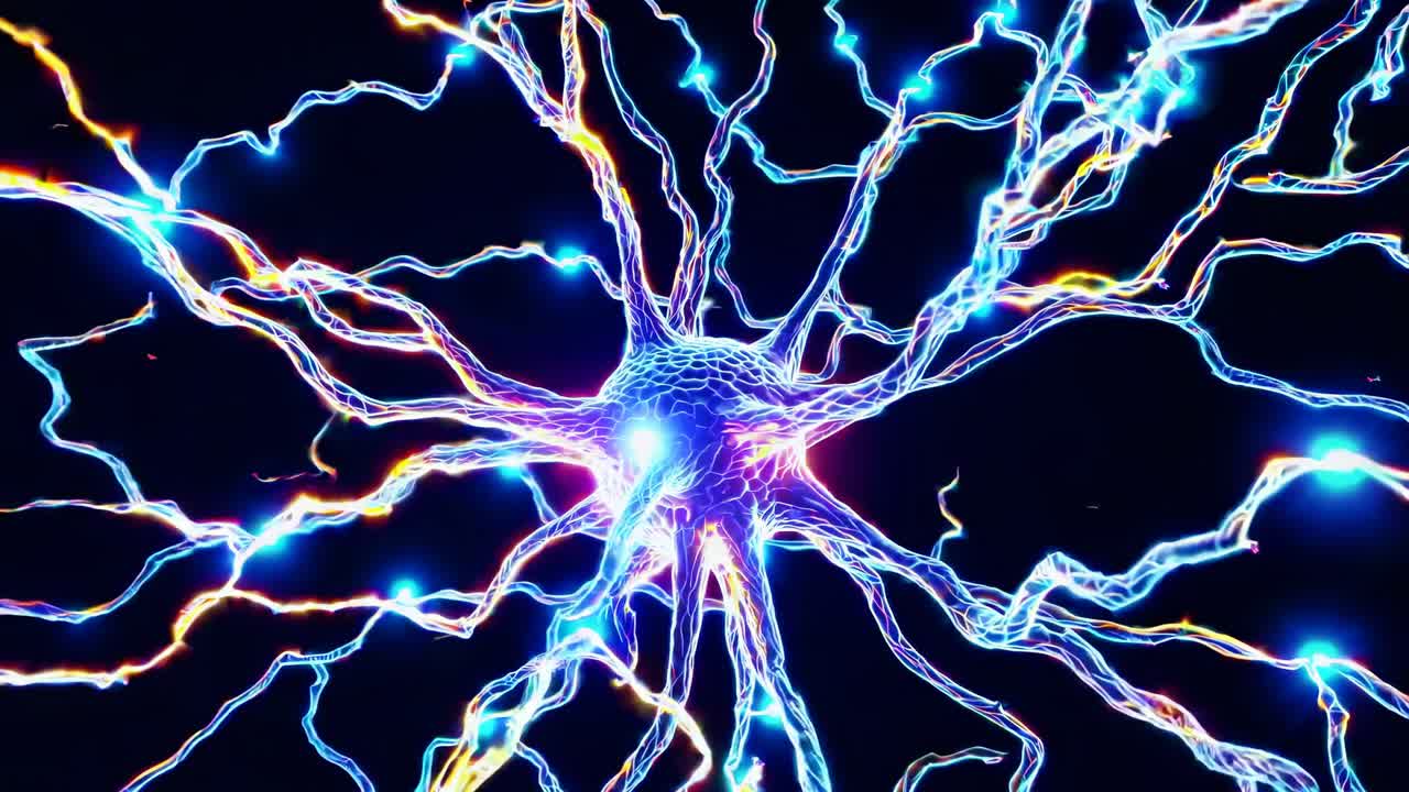 Neuron and Nervous System Illustration