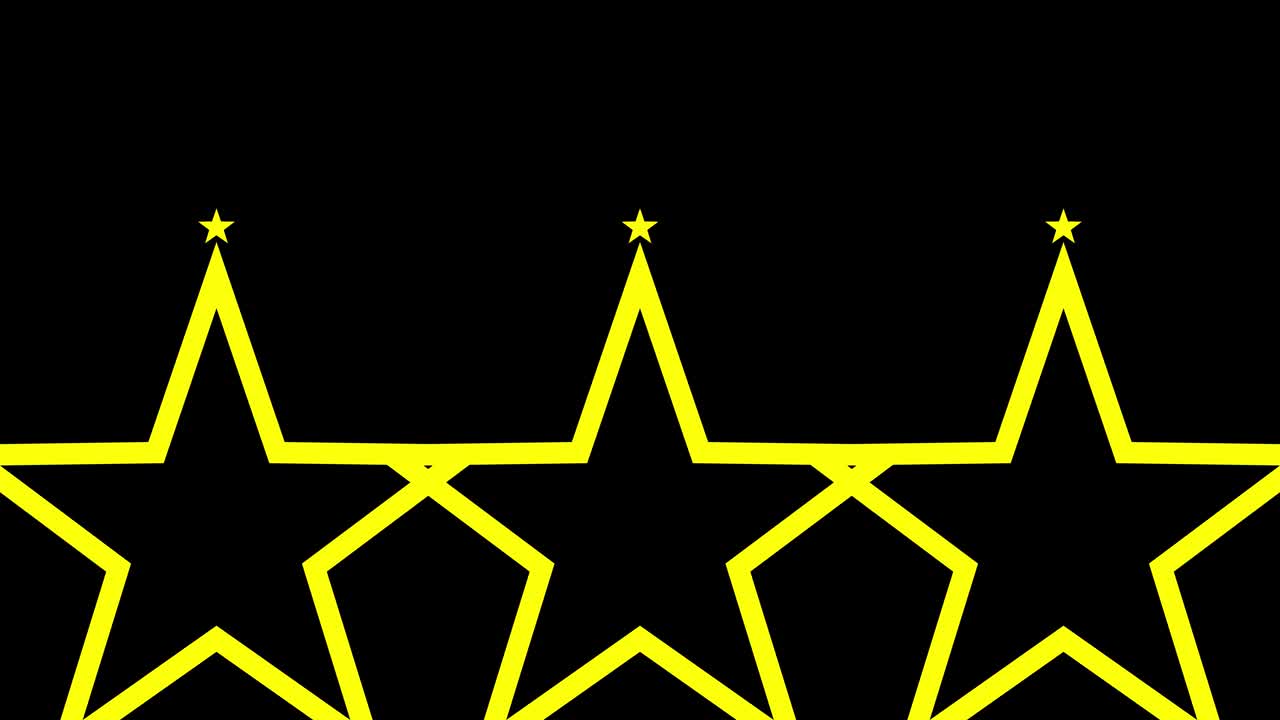 Shape animation star spreading motion graphics