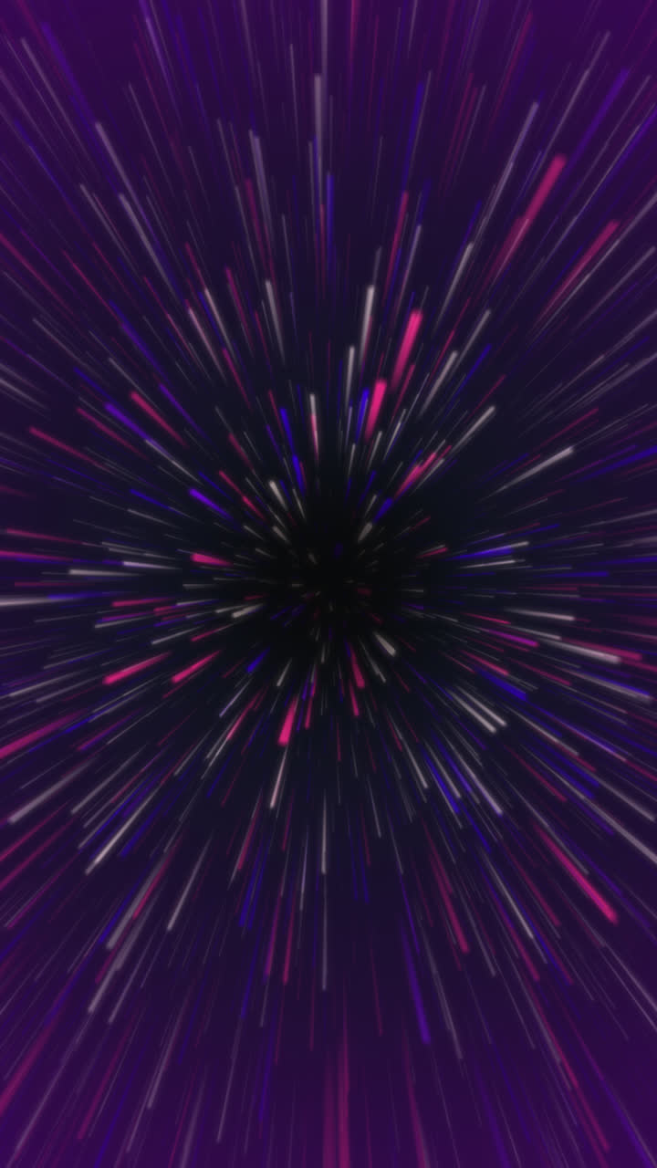Abstract Warp Speed Tunnel