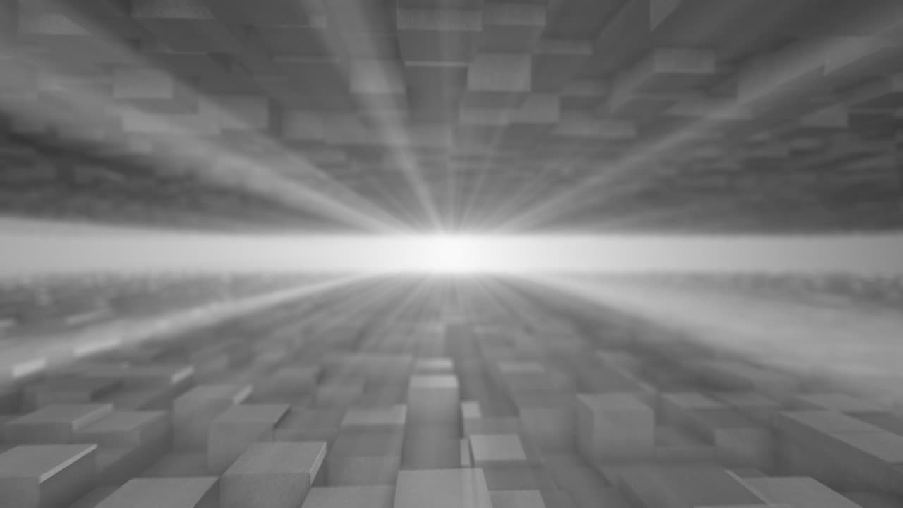 bloques de piedra en bucle fondo brillante