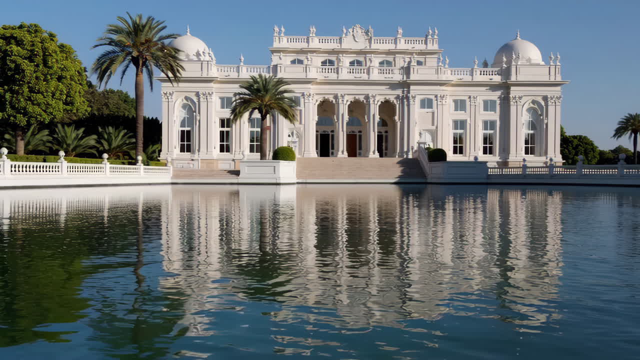 Grand Palace Reflection in a Pond