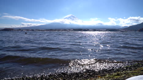 mount fuji and lake kawaguchiko, japan