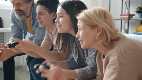 family gaming session