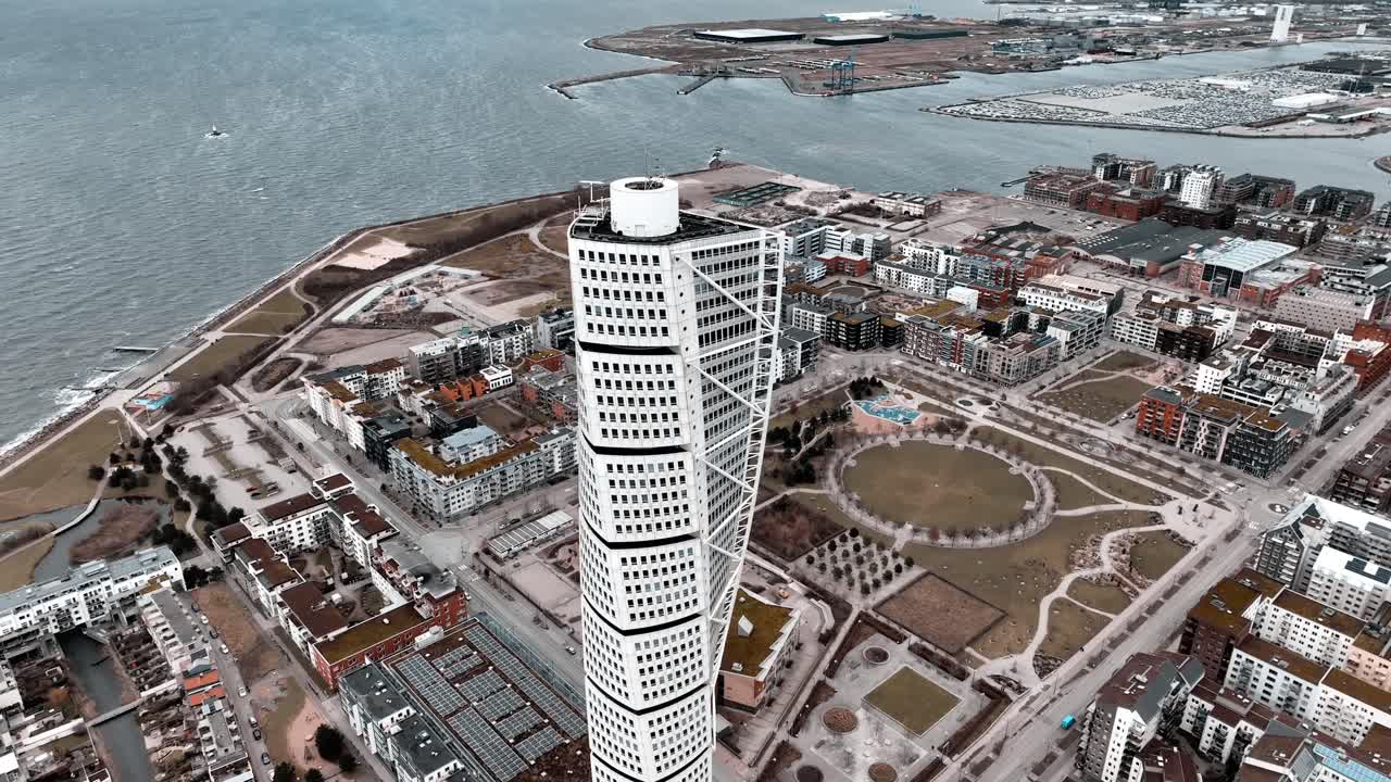 스웨덴 말뫼의 드론 영상