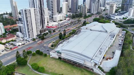 cityscape and waterways in broadbeach, queensland