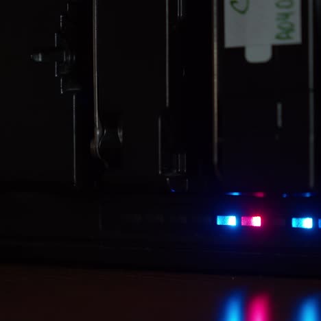 hdd of storage with light