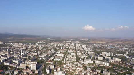 vista aérea de la ciudad de stara zagora en bulgaria