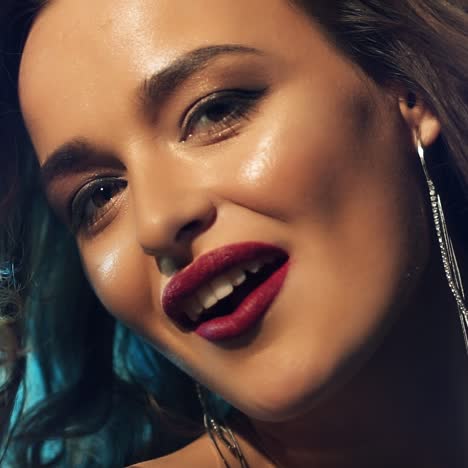 woman singing in a recording studio. female vocals. professional recording studio.