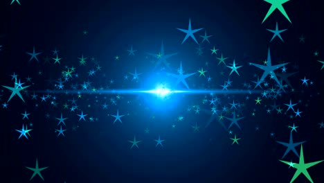 abstract background with stars