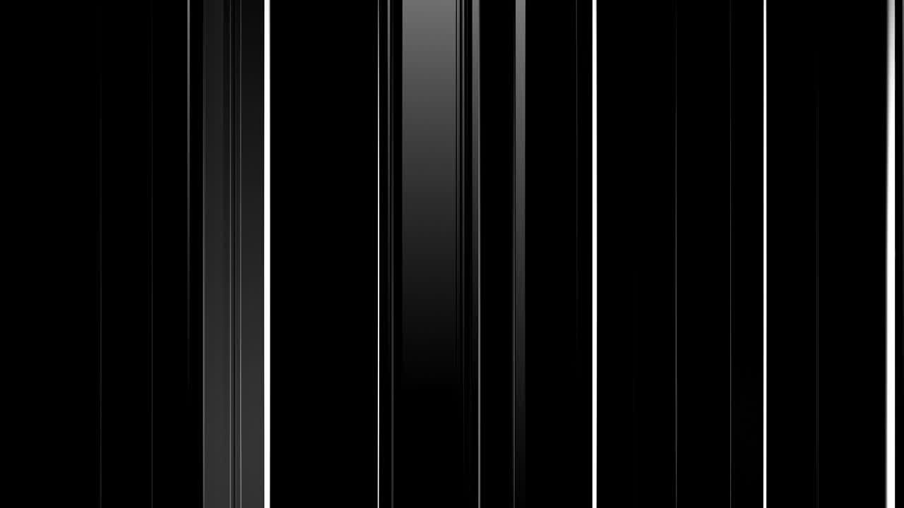 Black White Background with Changing Lines and Reflections