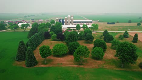 Rauchwolken-Nordwestlich-Von-Chicago,-Die-Luftverschmutzung-Durch-Das-Kanadische-Waldfeuer-Erreichte-Illinois