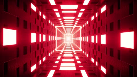 luz roja patrón irregular a cuadros túnel vj bucle