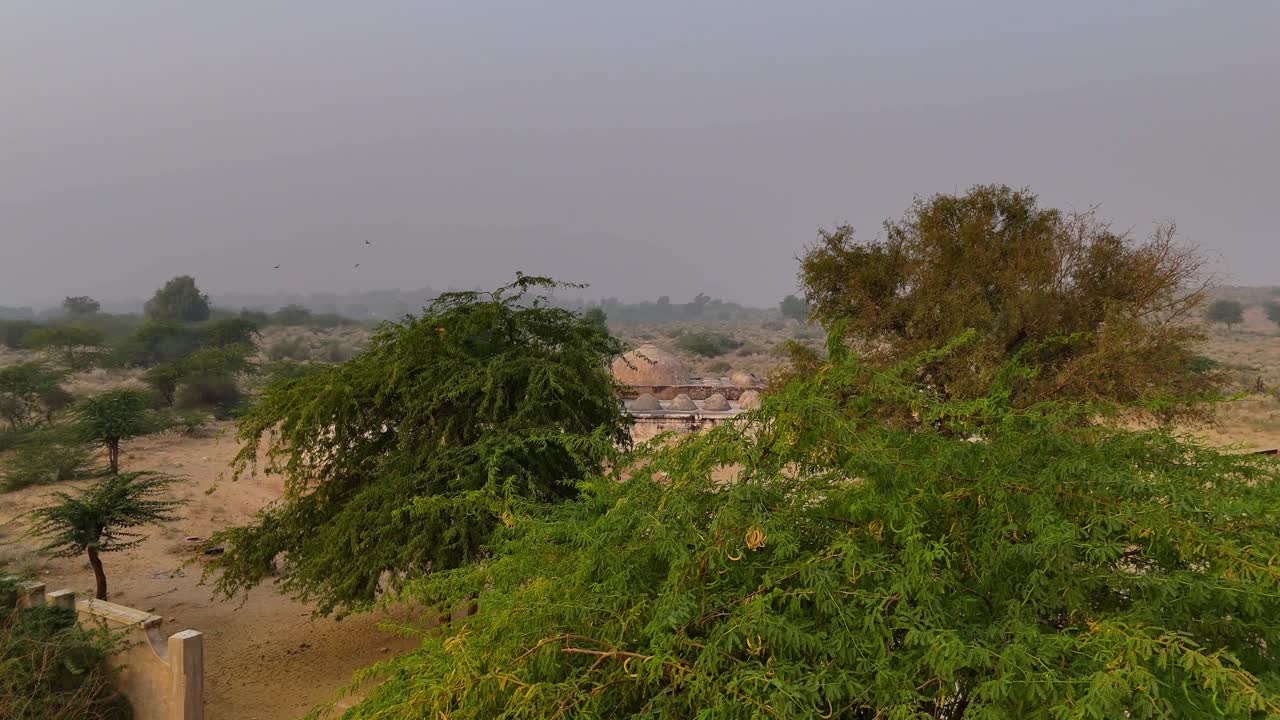 Echoes of the Past Cinematic 4K Drone Footage of Gori Temple, Sindh