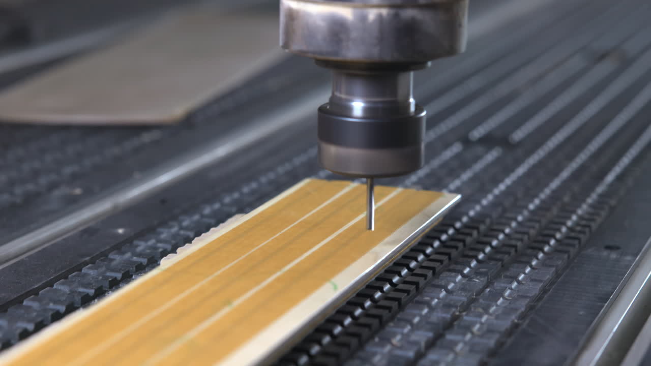Macchina CNC che fora il legno