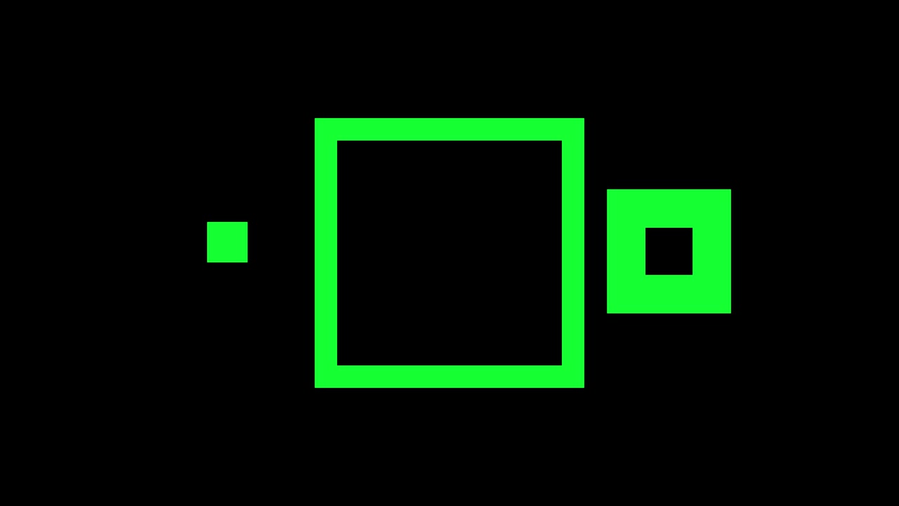 Shape animation square motion graphics
