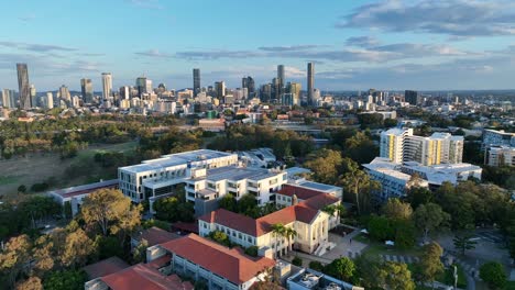 qut queensland university of technology drone shot