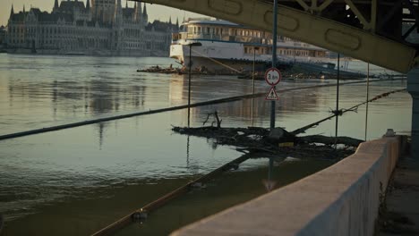 budapest flood: danube river overflowing, causing significant damage