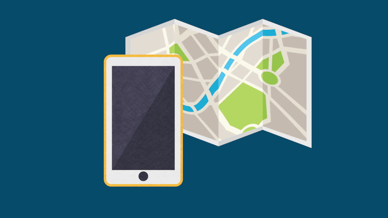 aplicación de mapas móviles