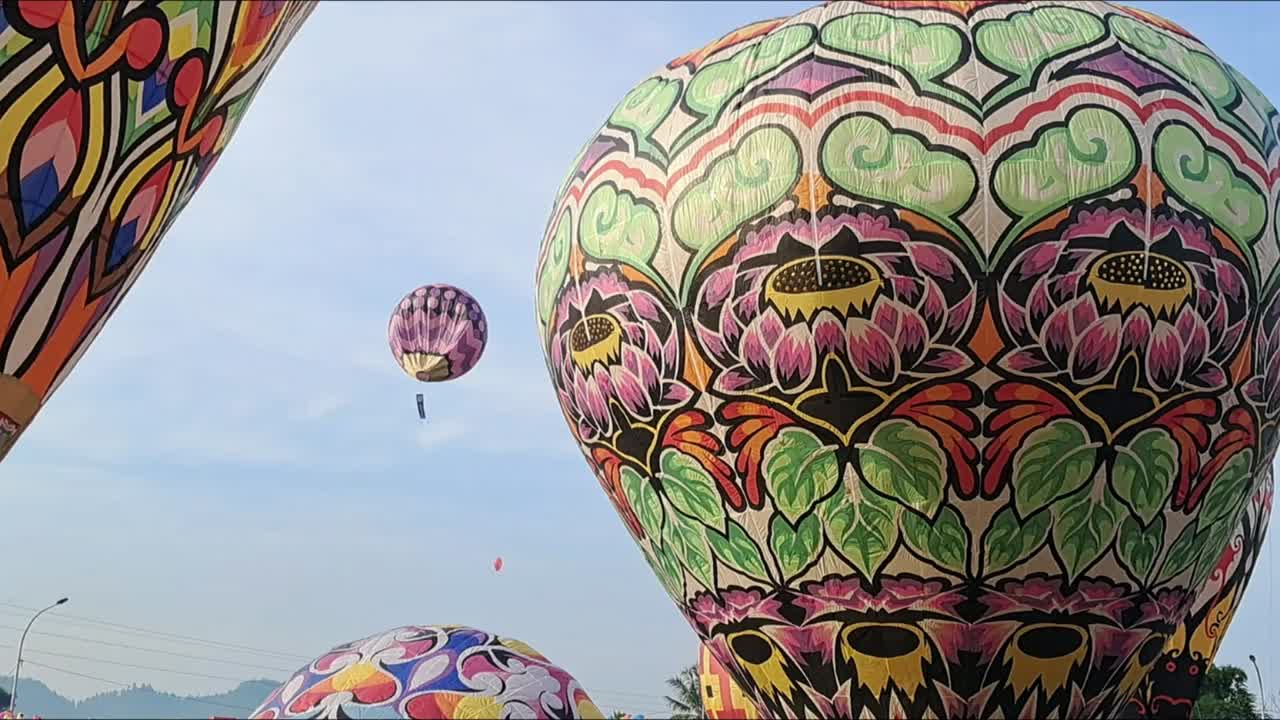 Colorful Hot Air Balloons Festival