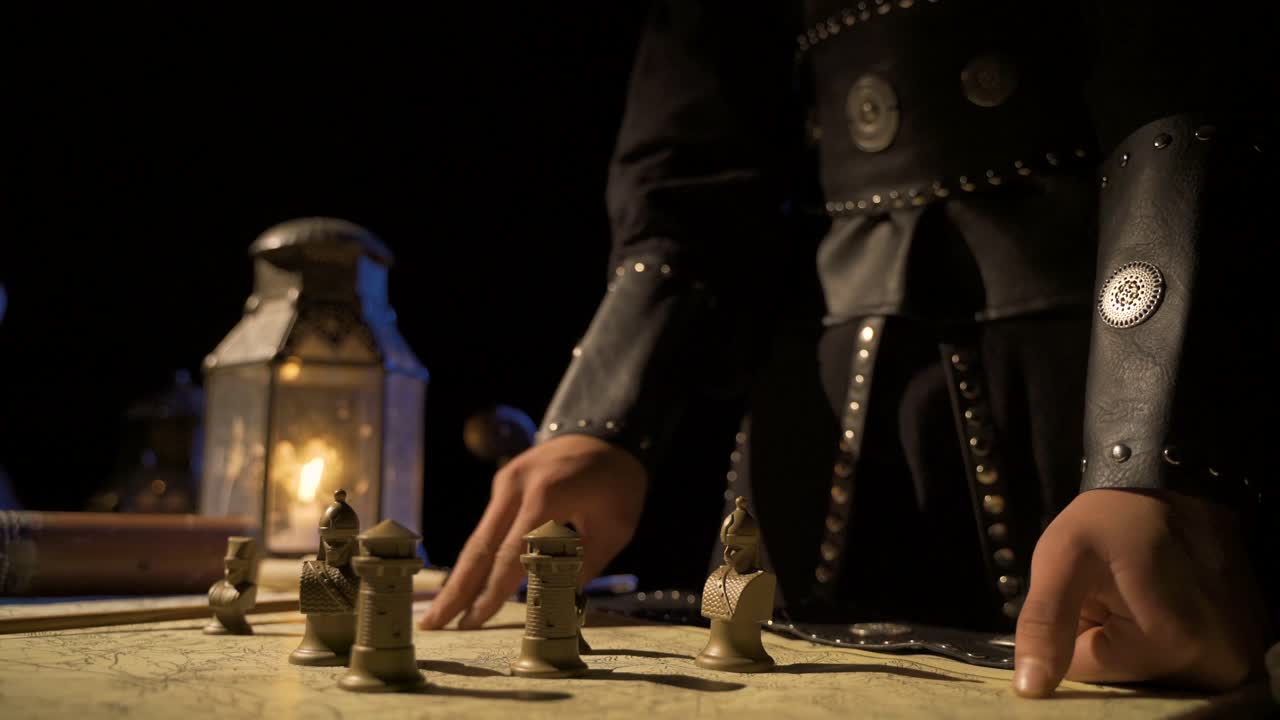 Historical war costumes.