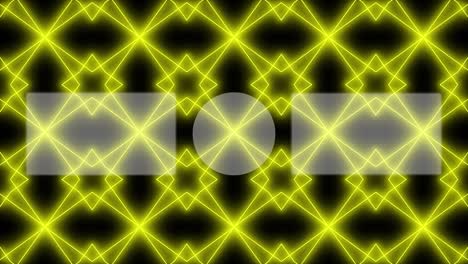 geometric pattern black background end card motion graphics