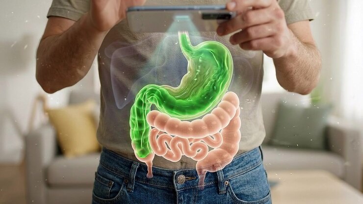 Digital Visualization of Human Digestive System and Stomach Health