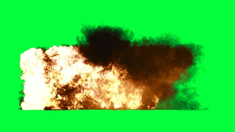 explosion green screen