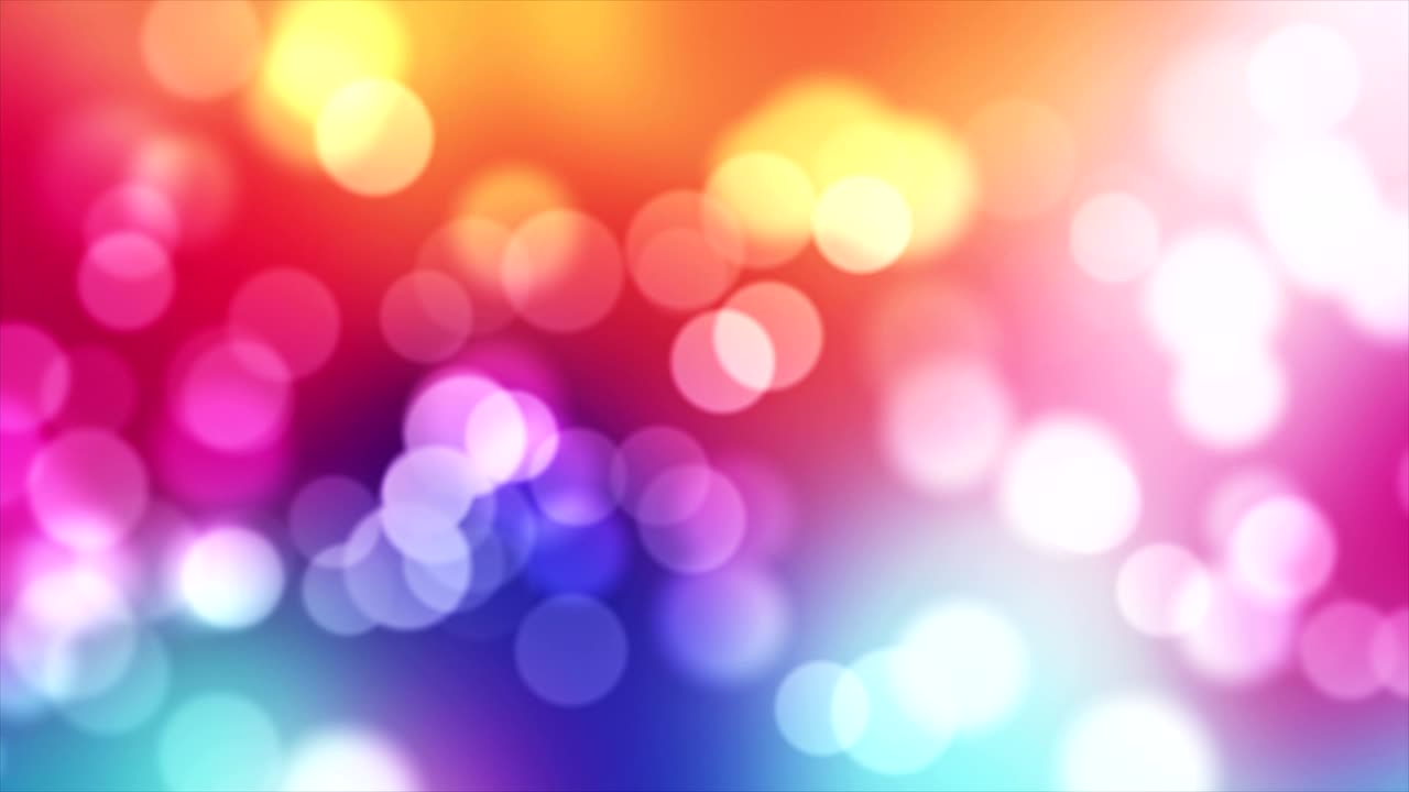 추상적인 불빛 보케 배경 루프
