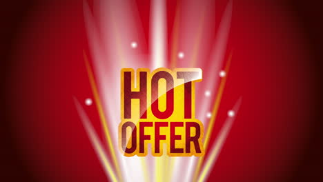 hot offer advertisement graphic design