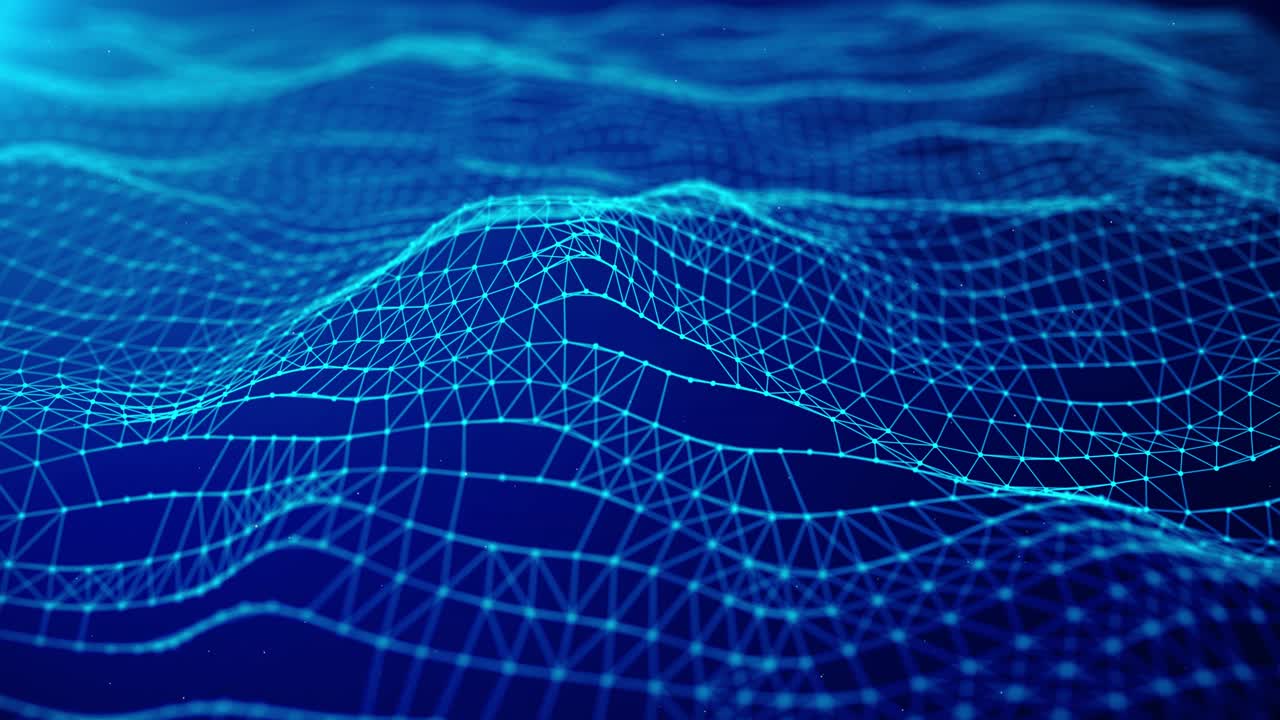 Abstrakcyjne tło poligonalne łączące kropki i linie, globalne połączenie sieciowe, technologia cyfrowa.