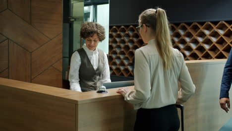 hotel reception