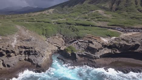 vista aérea del mirador de lanai en oahu hawaii en un día soleado 2