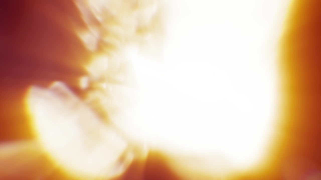 Cinematic Warm Light Leak and Lens Flare Transition