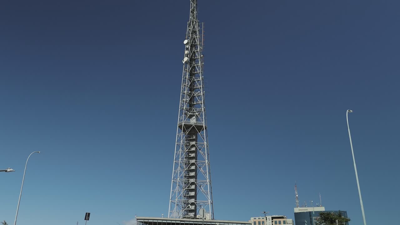 Drone Tv Tower Brasilia Brazil