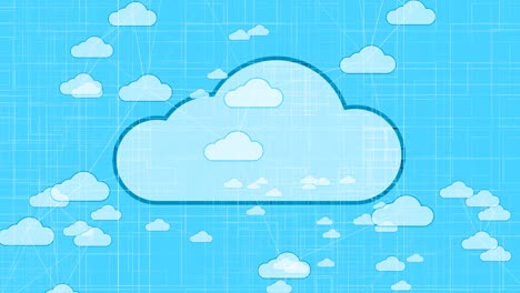 computación en la nube almacenamiento en línea para fintech iot conectividad de red de computadoras