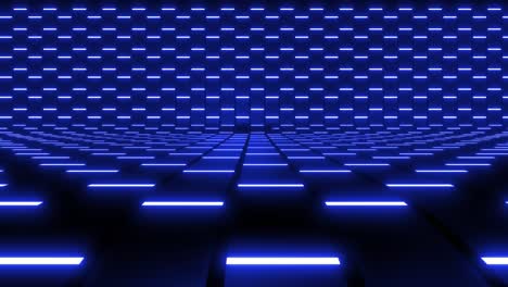 neon blue geometric background