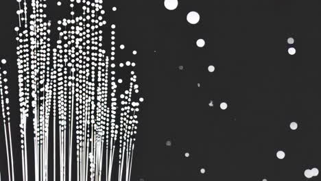 abstract dark design with lights