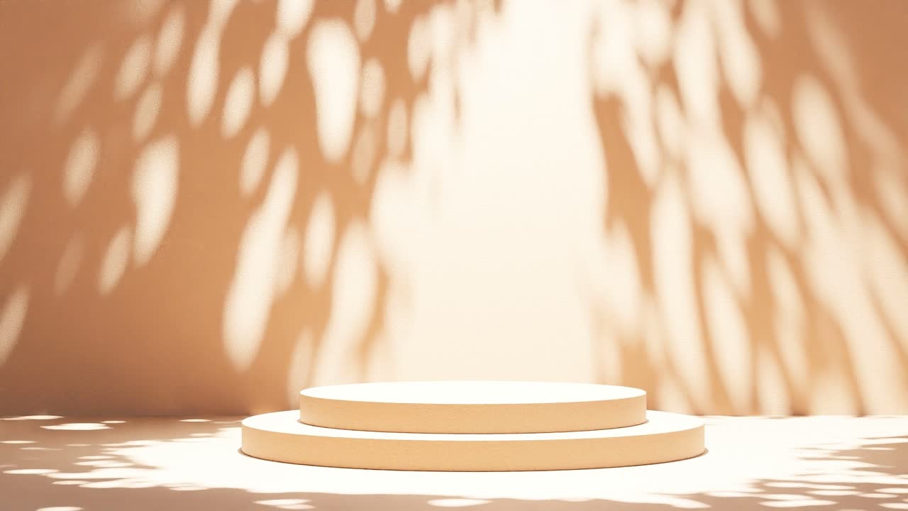 display del prodotto per la vendita di e-commerce sconto con sfondo liquido rendering 3d animazione tripping luce psichedelica pianta naturale albero vento