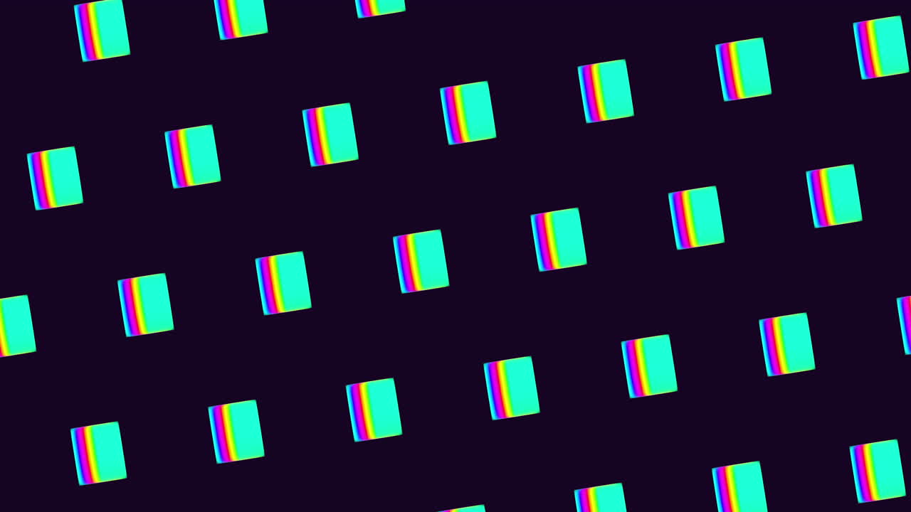Vibrant grid pattern composed of yellow, blue, and red rectangles forms a visually dynamic and repeating design, showcasing a harmonious array of colors