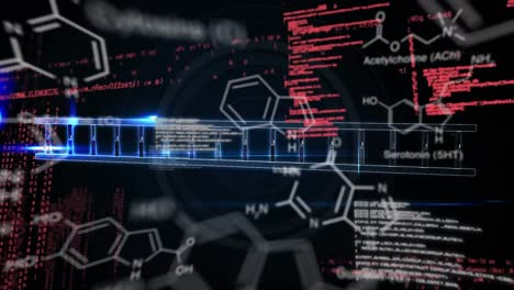 Animation-Der-Wissenschaftlichen-Datenverarbeitung-Mit-DNA-Strangspinnen